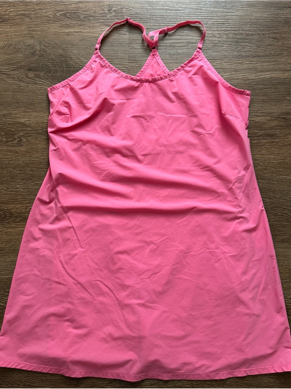 Calvin Klein Perfomance Racerback  Exersise dress in bright pink color
